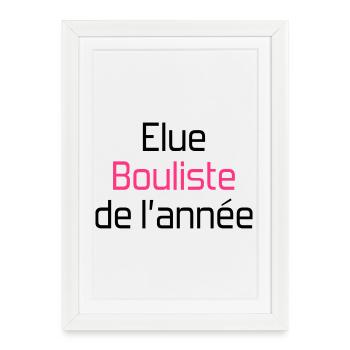 Petanque / Boules / Sport / Game / Pastis - Framed poster (27 × 37 cm) - white - Front