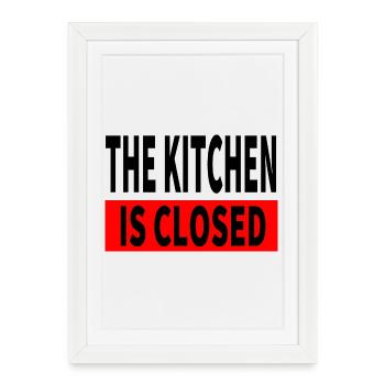 Cuisine - Affiche encadrée (27 × 37 cm) - blanc - Devant