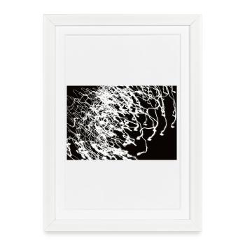 Lichtspiele 5 - Framed poster (27 × 37 cm) - white - Front