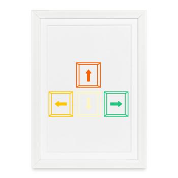 Gaming Computer Gamer Gaming Gamer - Framed poster (27 × 37 cm) - white - Front