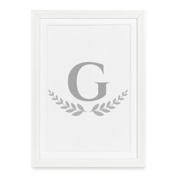 g - Affiche encadrée (27 × 37 cm) - blanc - Devant