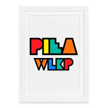 Saw wlkp. Colorful Logo - Framed poster (27 × 37 cm) - white - Front