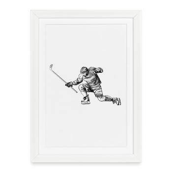 goal - Framed poster (27 × 37 cm) - white - Front