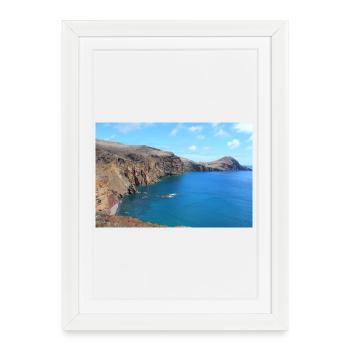 Affiche Madère Portugal - Affiche encadrée (27 × 37 cm) - blanc - Devant