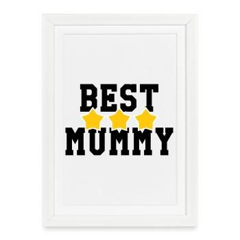 Best Mom - Mother's Day - Framed poster (27 × 37 cm) - white - Front