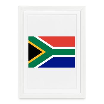 South Africa South Africa - Framed poster (27 × 37 cm) - white - Front