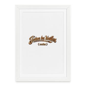 I like old Rusty motorcycles - Framed poster (27 × 37 cm) - white - Front