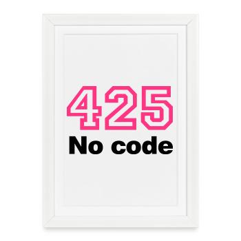 Error 425 | Fehler | Errormessage - Framed poster (27 × 37 cm) - white - Front
