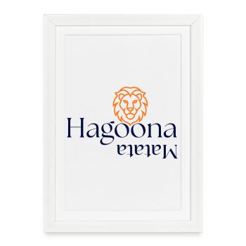 GIUDAN Youth Word 25 Collection: Hagoona Matata - Framed poster (27 × 37 cm) - white - Front