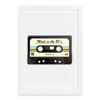 Made in the 80's - Framed poster (27 × 37 cm) - white - Front