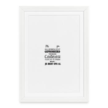 Personal Gift Text Print - Framed poster (27 × 37 cm) - white - Front