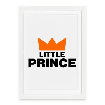 Petit Prinz / 2 Farben - Affiche encadrée (27 × 37 cm) - blanc - Devant