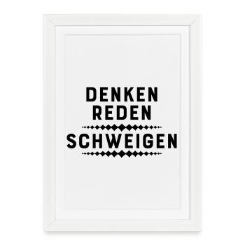 Funny sayings - Framed poster (27 × 37 cm) - white - Front