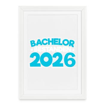 Licence 2026 Remise des diplômes - Affiche encadrée (27 × 37 cm) - blanc - Devant