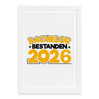 Licence 2026 Remise des diplômes - Affiche encadrée (27 × 37 cm) - blanc - Devant