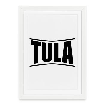 t-shirt Tula t-shirt Sardinia gift idea - Framed poster (27 × 37 cm) - white - Front