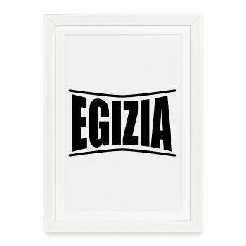 Egyptian t-shirt gift idea - Framed poster (27 × 37 cm) - white - Front