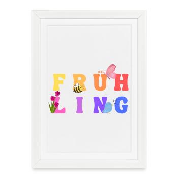Spring - Season - Framed poster (27 × 37 cm) - white - Front