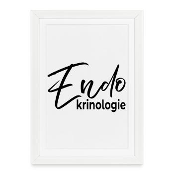 Endocrinologie thyroïdienne - Affiche encadrée (27 × 37 cm) - blanc - Devant