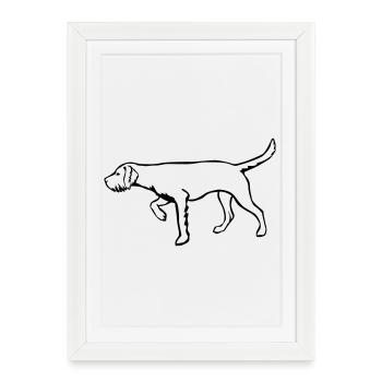 Magyar Vizsla - Framed poster (27 × 37 cm) - white - Front