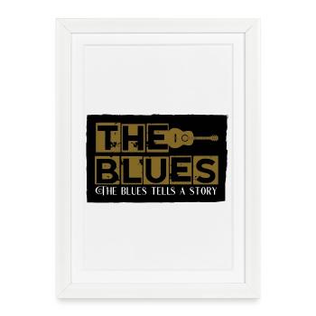 the blues - Framed poster (27 × 37 cm) - white - Front