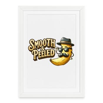 Cool Banana with Style - Framed poster (27 × 37 cm) - white - Front