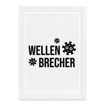 Breakwater - Word of the Year 2021 - Framed poster (27 × 37 cm) - white - Front