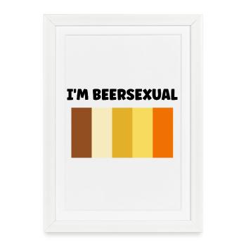 Palette Terre Solaire Bearsexual  - Affiche encadrée (27 × 37 cm) - blanc - Devant