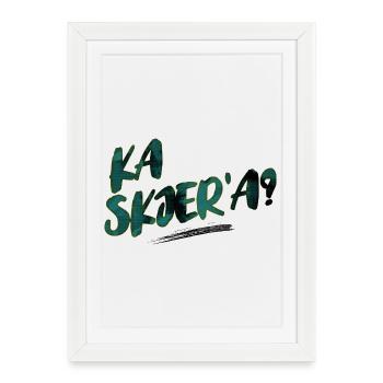Où est la faux ? - Affiche encadrée (27 × 37 cm) - blanc - Devant