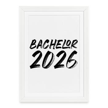 Baccalauréat 2026 - Affiche encadrée (27 × 37 cm) - blanc - Devant