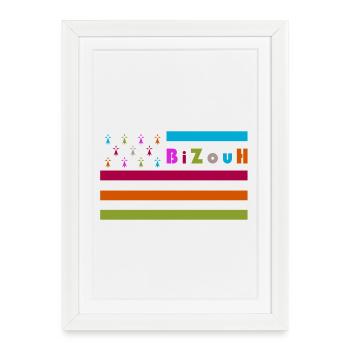 BiZouH - GHD Liesliv - 02 - Affiche encadrée (27 × 37 cm) - blanc - Devant