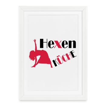 cuire à feu - Affiche encadrée (27 × 37 cm) - blanc - Devant