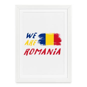 We are Romania - Framed poster (27 × 37 cm) - white - Front