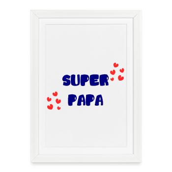 NOËL. ANNEE. ANNIVERSAIRE. RETRAITE. PAPA. MAMAM. - Affiche encadrée (27 × 37 cm) - blanc - Devant