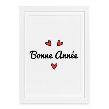 HAPPY NEW YEAR. NEW YEAR'S EVE. NEW YEAR - Framed poster (27 × 37 cm) - white - Front