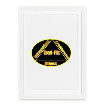 Logo_Grafik - Affiche encadrée (27 × 37 cm) - blanc - Devant