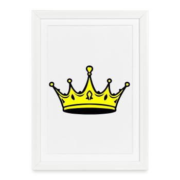 Crown Royal King - Framed poster (27 × 37 cm) - white - Front