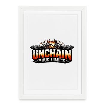 Déclaration de vélo Déchaîner vos limites - Affiche encadrée (27 × 37 cm) - blanc - Devant