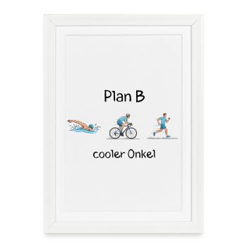 Cool Uncle - Framed poster (27 × 37 cm) - white - Front