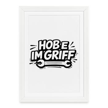 Hobe sous contrôle - Affiche encadrée (27 × 37 cm) - blanc - Devant
