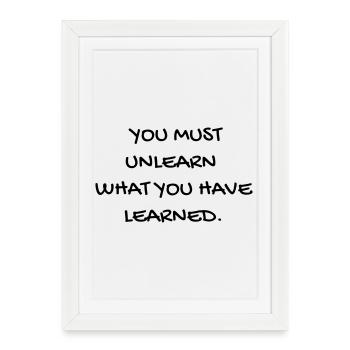 Cinema - Quotes - Film - Citations - Zitat - Humor - Framed poster (27 × 37 cm) - white - Front