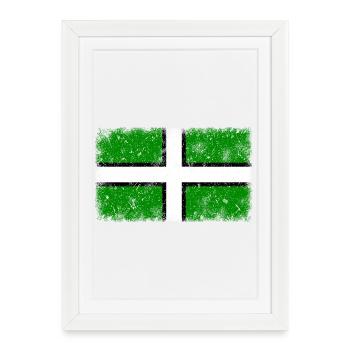 Devon - Vintage - Framed poster (27 × 37 cm) - white - Front
