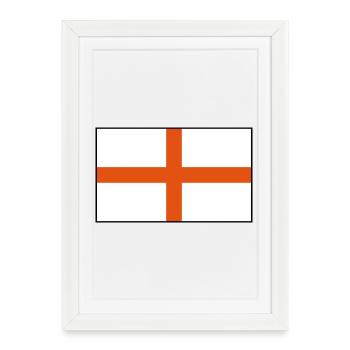 Indicateur d’Angleterre 2 - Affiche encadrée (27 × 37 cm) - blanc - Devant