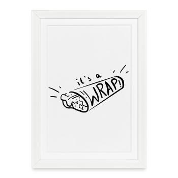 It's a wrap - Framed poster (27 × 37 cm) - white - Front