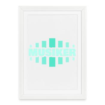 Job Musician - Framed poster (27 × 37 cm) - white - Front
