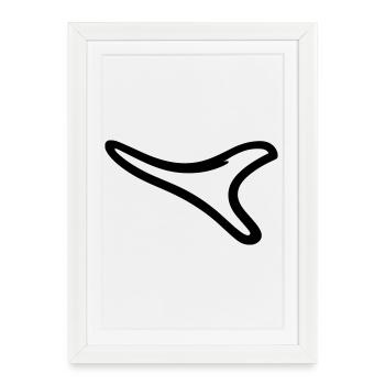 boomerang - Framed poster (27 × 37 cm) - white - Front