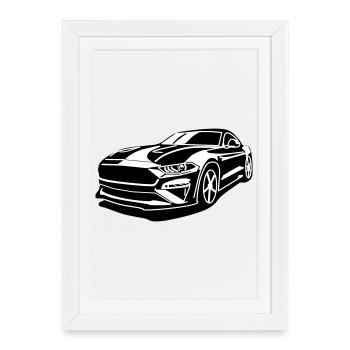 GT 500 - Affiche encadrée (27 × 37 cm) - blanc - Devant