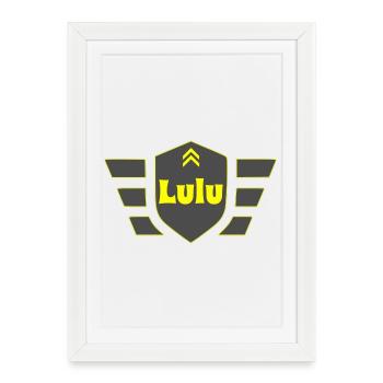 Lulu - Framed poster (27 × 37 cm) - white - Front