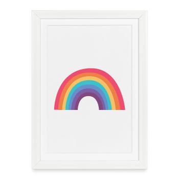 Rainbow Arches - Framed poster (27 × 37 cm) - white - Front