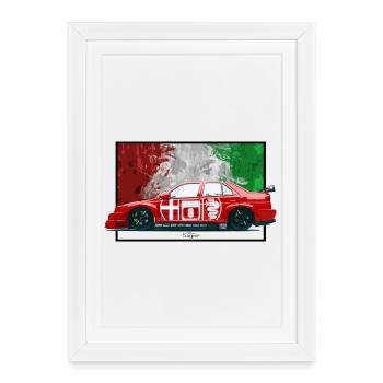 155 Édition Swycar - Affiche encadrée (27 × 37 cm) - blanc - Devant